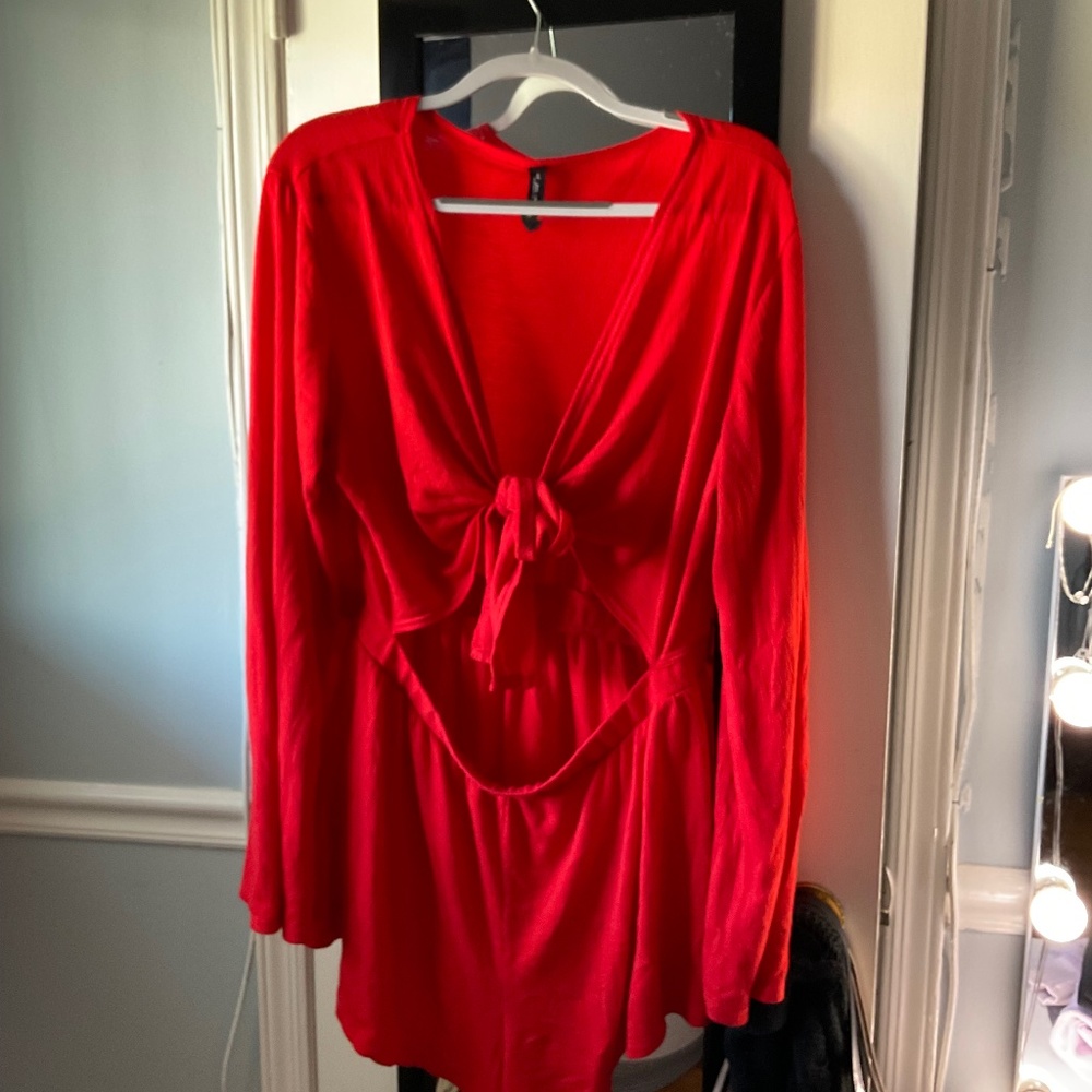 Super fun and cute Red Romper